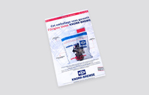 Knorr_emballage_detail Manipulationssichere Tasche für Originalteile une Originalersatzteile