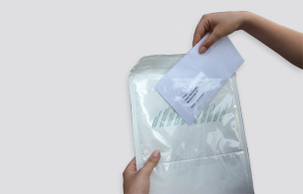 Debasafe_Detail_1 Deba-Air Luftpolstertasche mit aufgesetzter Dokumententasche