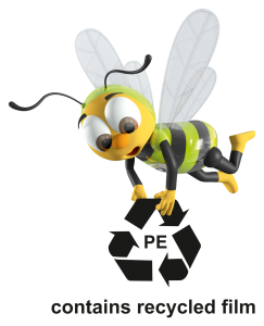 DEBABEE Recycling Nachhaltigkeits-Offensive Debabee mit PE Kreislauf fliegend