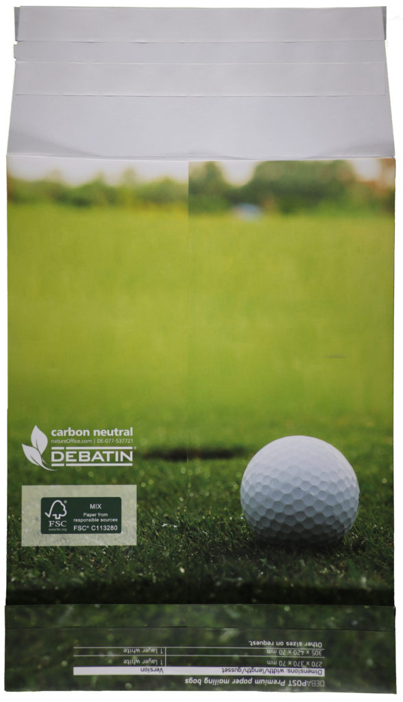 DEBAPOST Premium Papierversandtaschen Rückseite DEBAPOST Premium Papierversandtaschen Rückseite