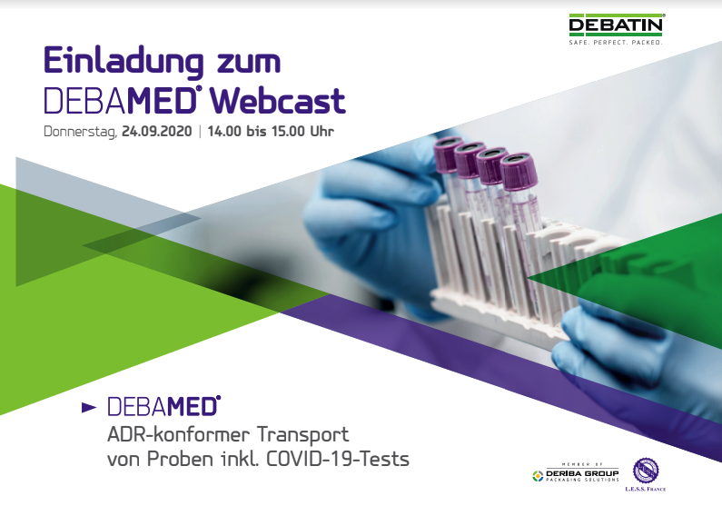 Kunden Einladung für Kunden zum DEBATIN Webcast