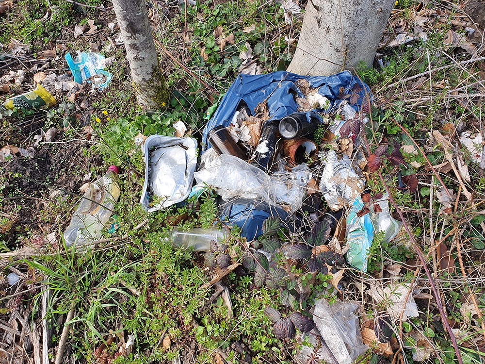 Müll der Clean up Day DEBATIN eingesammelt wurde Müll der Clean up Day DEBATIN eingesammelt wurde