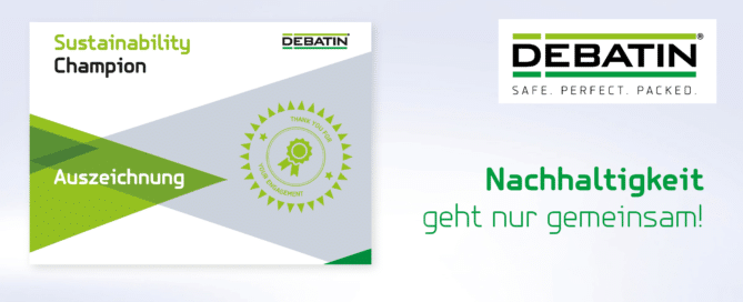 Nachhaltige Lieferkette und DEBATIN Sustainability Champion