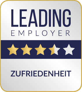 Leading Employer Zufriedenheit Rating 3,5 Leading Employer Zufriedenheit Rating 3,5