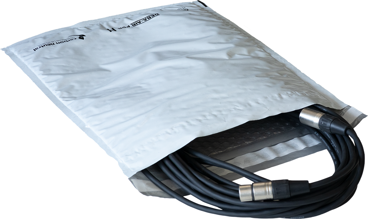 Debasafe_Detail_1 Deba-air PCR Luftpolstertasche befüllt