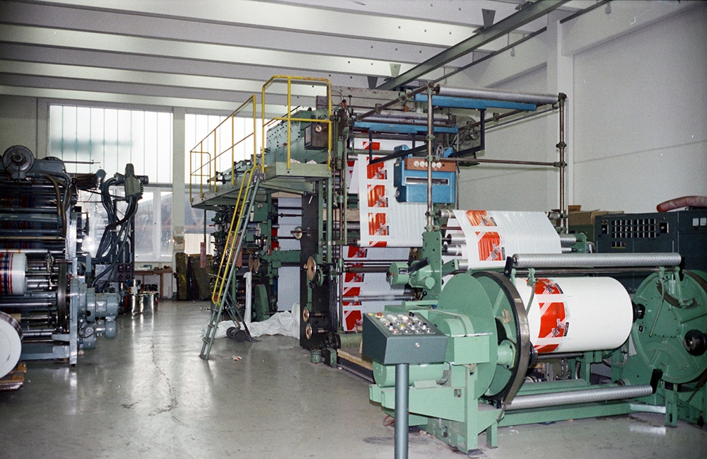 1978 - UNIPACK®-Produktion - Firmengebäude Schnabel-Henning-Straße